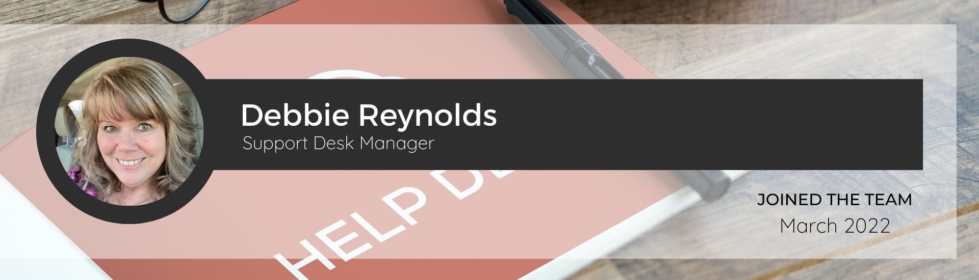 Support Manager Debbie Reynolds