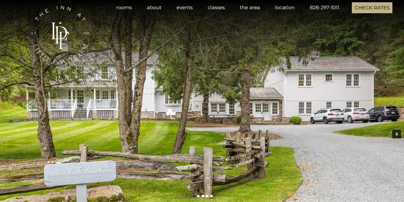 The Inn at Little Pond Farm of Vilas, NC -  - new website home page 