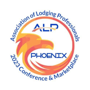 ALP Phoenix Conference Logo Yellow and Blue Swirl