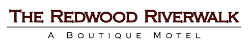 The Redwood Riverwalk, a Boutique Motel logo