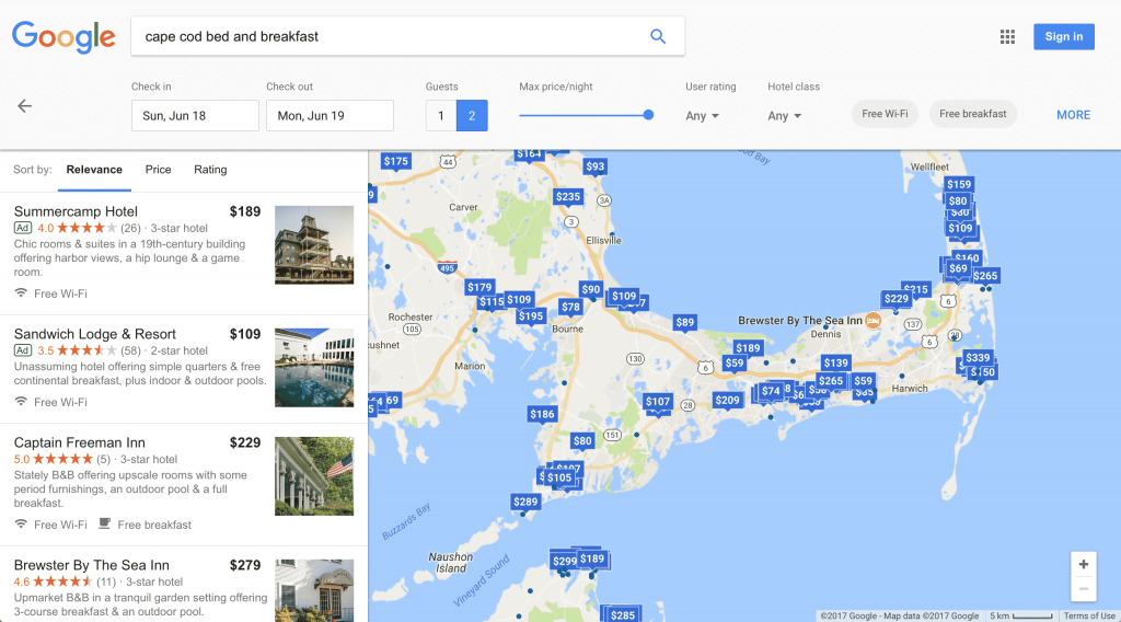 Google New Testing Look and Feel for Google Maps